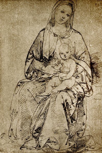 Madonna a gyermekkel alkotó: Bernardino di Betto Pinturicchio