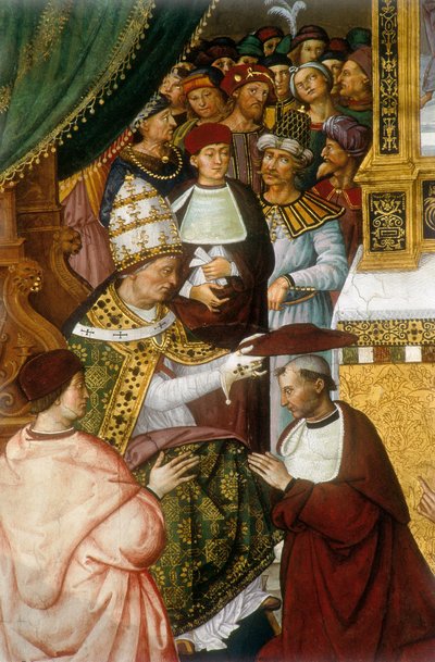 Vie du pape Pio (Pie) II (Enea Silvio Piccolomini alkotó: Bernardino di Betto Pinturicchio