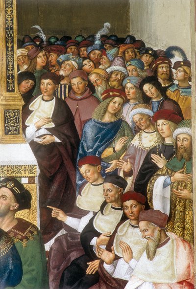 Vie du pape Pio (Pie) II (Enea Silvio Piccolomini alkotó: Bernardino di Betto Pinturicchio