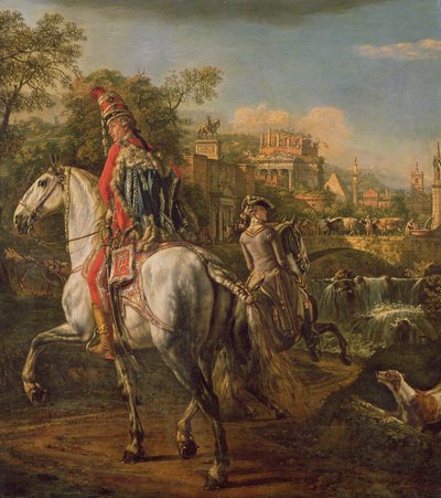 Egy huszár lóháton, 1773 alkotó: Bernardo Bellotto