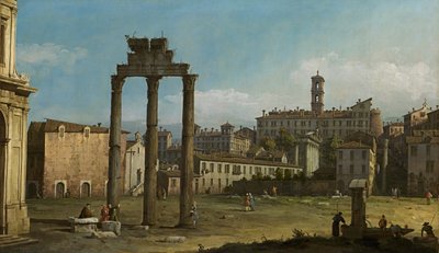 A fórum romjai, Róma alkotó: Bernardo Bellotto