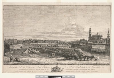 Drezda kilátása alkotó: Bernardo Bellotto