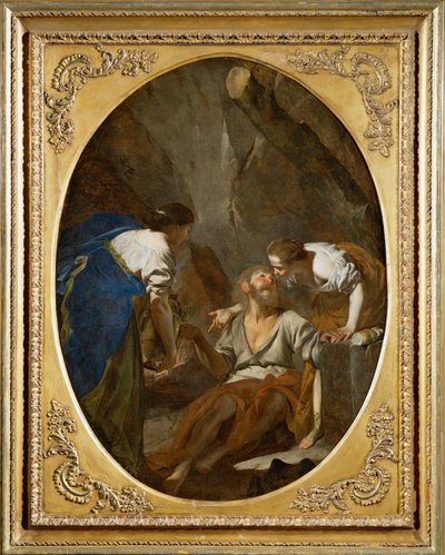 Loth et ses filles - Loth és lányai ... alkotó: Bernardo Cavallino