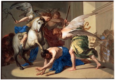 Heliodorus kiűzése a templomból, 1650 alkotó: Bernardo Cavallino