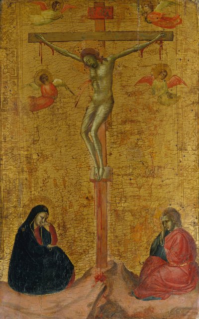 A keresztre feszítés, kb. 1325-30. alkotó: Bernardo Daddi