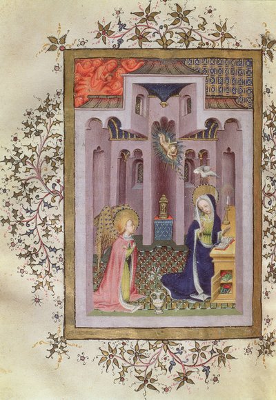 Angyali Üdvözlet alkotó: Bernardo Martorell