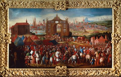Diadali ünnepségek (olaj, vászon) alkotó: Bernardo Polo