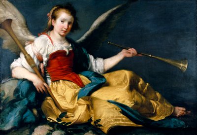 A hírnév allegóriája alkotó: Bernardo Strozzi