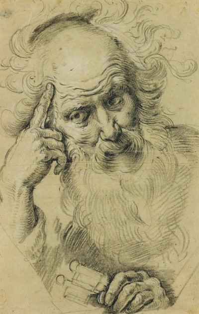 Szent Péter meditál; Szent Péter meditál, alkotó: Bernardo Strozzi