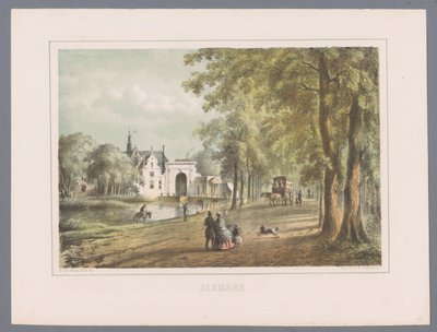 Városkép Alkmaarban Alkmaar (sorozat címe az objektumon) alkotó: Bernardus Gerardus ten Berge