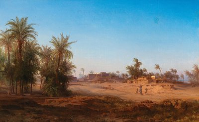 Egyiptomi jelenet alkotó: Bernhard Fiedler