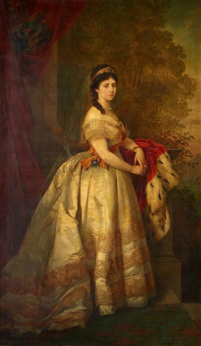 Német: Augusta császárné portréja alkotó: Bernhard Plockhorst