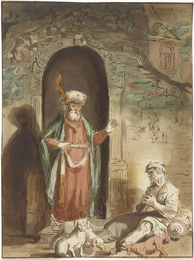A gazdag ember és a szegény Lázár alkotó: Bernhard Schreuder
