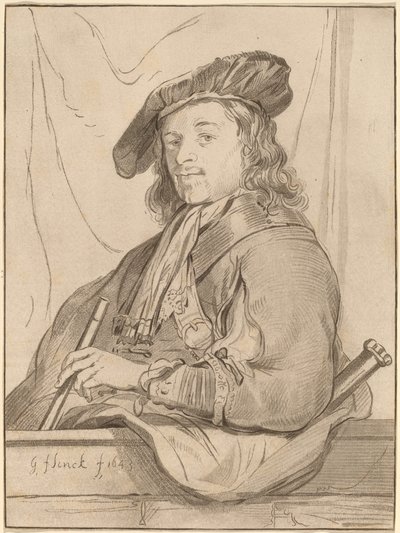 Ember a mellvéden, 1773, megjelent 1774. alkotó: Bernhard Schreuder