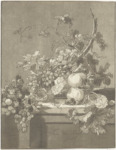 Gyümölcsös kosár alkotó: Bernhard Schreuder