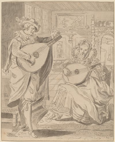 Musical Company, 1772, 1774-ben jelent meg. alkotó: Bernhard Schreuder