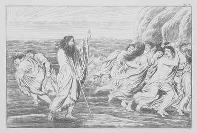 Dante Isteni komédiája, Purgatorio (Purgatórium), V. tábla (lithó) alkotó: Bernhard Schuler