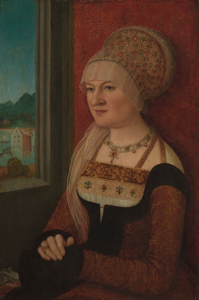Női portré, 1510-1515 körül (olaj, hársfa) alkotó: Bernhard Strigel