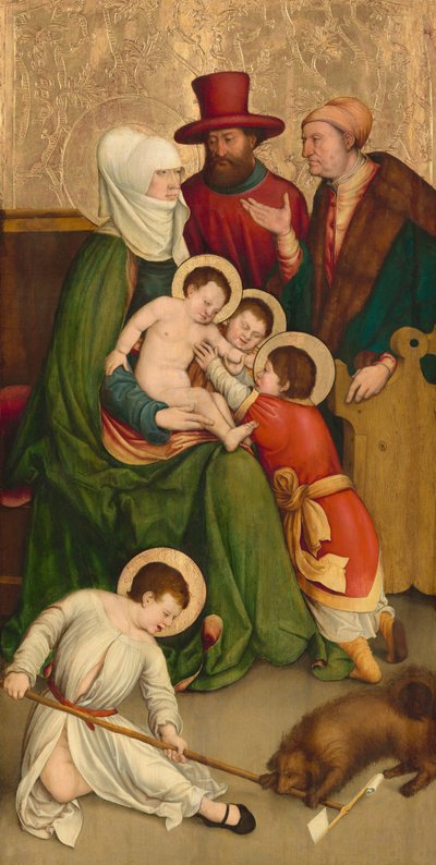 Szent Mária Kleofás és családja, c. 15201528. alkotó: Bernhard Strigel