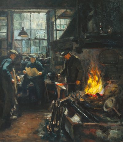 A kovácsműhely alkotó: Bernt Wilhelm Tunold
