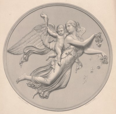Reggel, rajzolta F. R. Roffe (fl.1850-63), metszette: William Callio Roffe (1817-89), 19. század közepe (metszet reprodukciója) alkotó: Bertel (after) Thorvaldsen