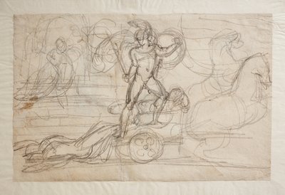 Akhilleusz követi Hektor testét a szekere után. Paolo és Francesca(), alkotó: Bertel Thorvaldsen