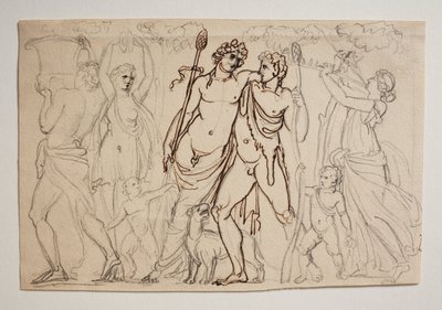 Bacchus körmenet alkotó: Bertel Thorvaldsen