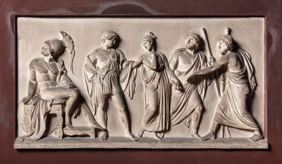 Agamemnon hírnökei elviszik Briseiszt Achilleustól alkotó: Bertel Thorvaldsen