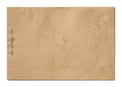 Christus und die kanaanäische Frau alkotó: Bertel Thorvaldsen