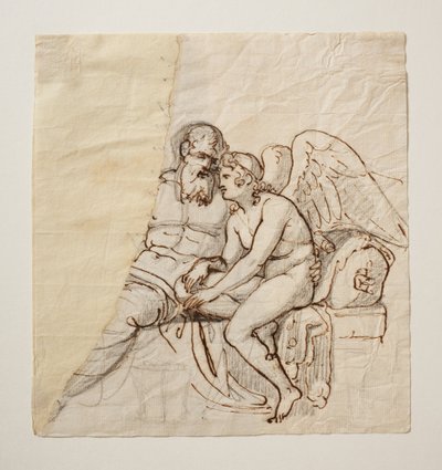Cupido és Anakreón alkotó: Bertel Thorvaldsen