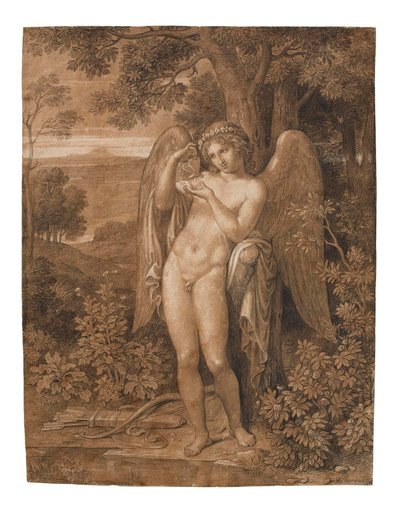 Ámor pillangóval alkotó: Bertel Thorvaldsen