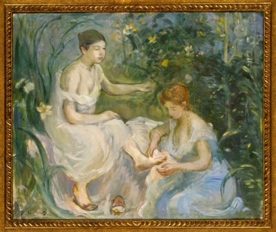 B. Morisot, A fürdő / Festmény, 1894 alkotó: Berthe Morisot