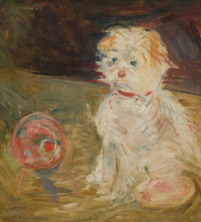 Golyós kutya. alkotó: Berthe Morisot