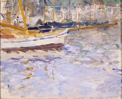 Nizza kikötője alkotó: Berthe Morisot