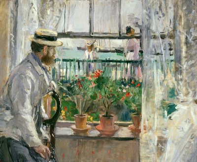 Eugene Manet (1834-92) a Wight-szigeten (olaj, vászon) alkotó: Berthe Morisot