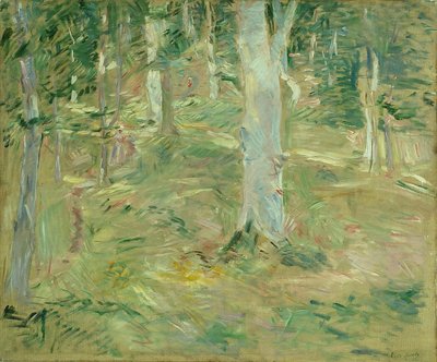 Compiègne-i erdő, 1885. alkotó: Berthe Morisot
