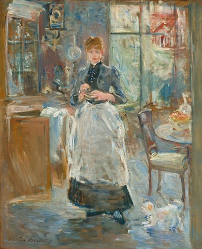 Az ebédlőben, 1886. alkotó: Berthe Morisot