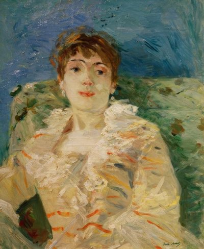 Fiatal nő a kanapén alkotó: Berthe Morisot
