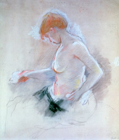Akt, 1861-1895 alkotó: Berthe Morisot