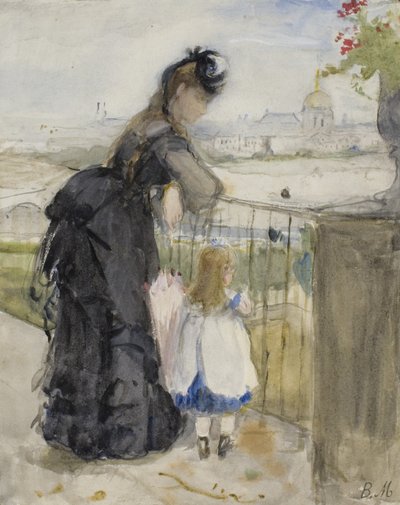Az Erkélyen, 1871-72 alkotó: Berthe Morisot