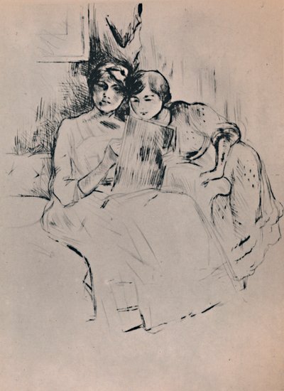 Rajzlecke, 1888-1890 körül, 1946. alkotó: Berthe Morisot
