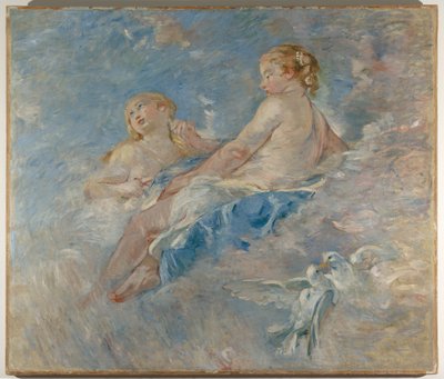 Vénusz a Vulkán kovácsművében (Boucher nyomán), 1883-84 (olaj, vászon) alkotó: Berthe Morisot