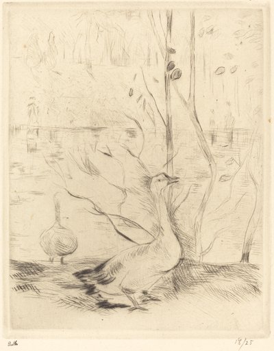 Séta a Boulougne-i erdőben, 18881890. alkotó: Berthe Morisot