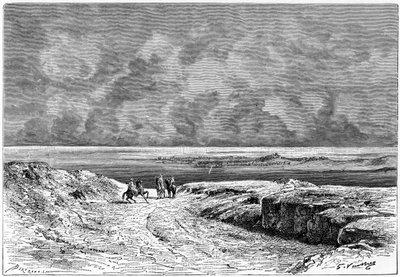 Nafta és a Shott-el-Jerid, 1890 alkotó: Auguste Bertrand