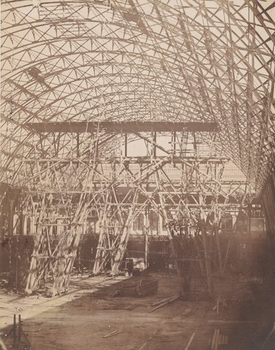 [Építés az 1855. évi egyetemes kiállításhoz], 1855. alkotó: Bertsch et Arnaud