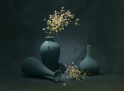 Moody Blue csendélet alkotó: Betty Liu