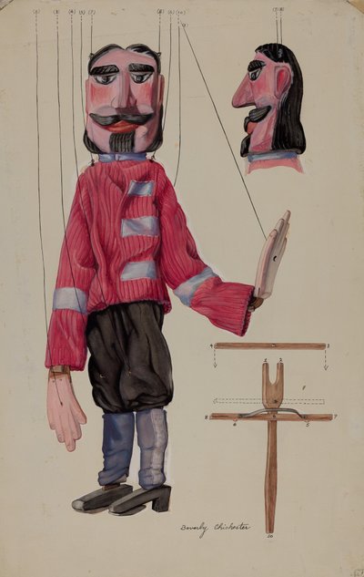 Marionett alkotó: Beverly Chichester