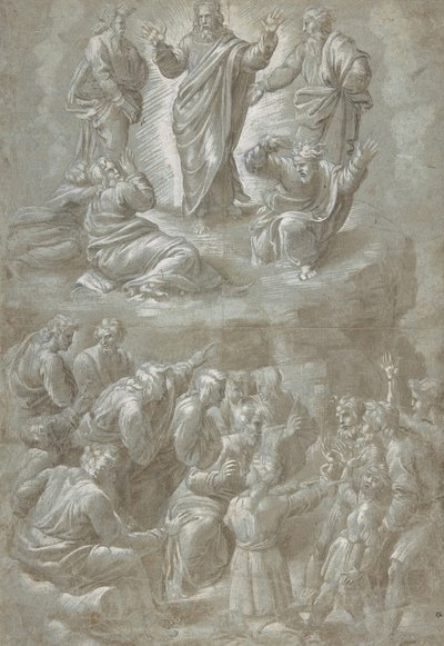A színeváltozás, Raphael után, 1511-51. alkotó: Biagio Pupini
