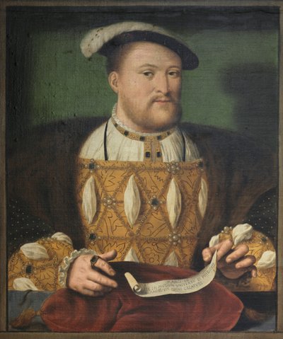 Henrik király portréja, c1544 c1800 alkotó: Biagio Rebecca
