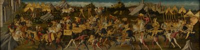 Scipio Africanus Hannibal legyőzése, 1470 körül (tempera a panelre szerelt szöveten) (lásd még: 488155) alkotó: Biagio di Antonio